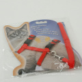 Adjustable Cat Pet Harness Set Safety Nylon Cat Walking Harness with Leash